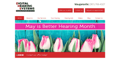 Desktop Screenshot of digitalhearingsystemsmd.com